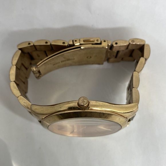 Michael Kors MK3197 Women's Stainless Steel Analog Rose Dial Quartz Watch XX867 - Picture 8 of 12